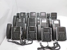 LOT-12 POLYCOM VVX410 BASE W/STANDS/8 HANDSETS *READ* T5-WH