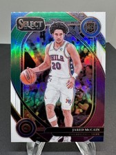 2024-25 Panini Select Jared McCain Courtside Green/White/Purple Prizm