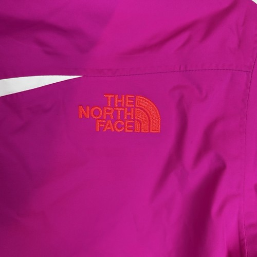 North Face Jacket Girls M 10 Pink Hyvent Outdoors Lined Rain Coat Hiking Youth - Picture 8 of 15
