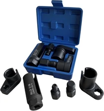 5PCS Oxygen Sensor Wrench & Thread Repair Kit O2 Socket Set Automotive Tool