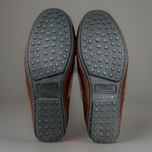 Polo Ralph Lauren Roberts Leather Moccasin Loafers Driving Shoes Men’s US 7D - Picture 8 of 10
