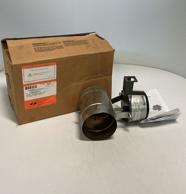 NEW, FIELD CONTROLS, 109634-01, 4'' VENT DAMPER, GVD-4, 2/3 SECTION. (29F-3)