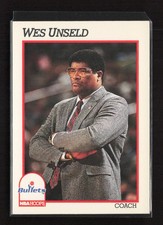 1991-92 Hoops #247 Wes Unseld Washington Bullets Near Mint or Better