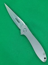 CRKT Eros K451XXP IKBS  Flipper Stainless - Small,  No Box, Ken Onion - Rare