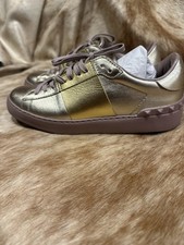 Valentino Garavani Sneakers Gold 38.5/7.5 Italy Women