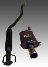 Vauxhall Astra Mk3 (91-95) Sportex  Exhaust System - Single 3"