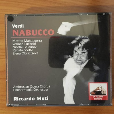 RICCARDO MUTI verdi nabuco ITALY EX (2CD, Klassik, La Voce Del Patrone / EMI)