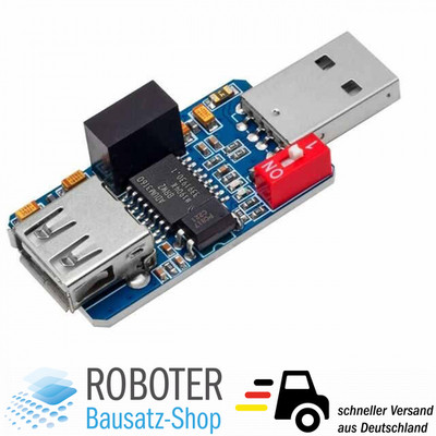 USB zu USB Isolations Board 1500V Schutzisolation Modul ADUM4160 ADUM3160