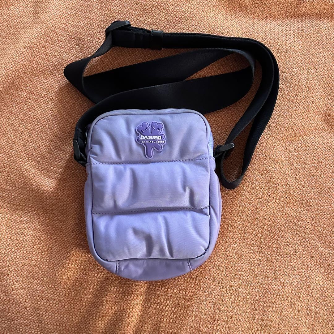 heaven by Marc Jacobs Crossbody Shoulder Bag Purple Heavy Nylon