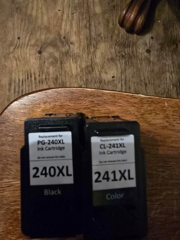 2  EMPTY Ink Cartridges PG 240XL & 241XL - Never Refilled