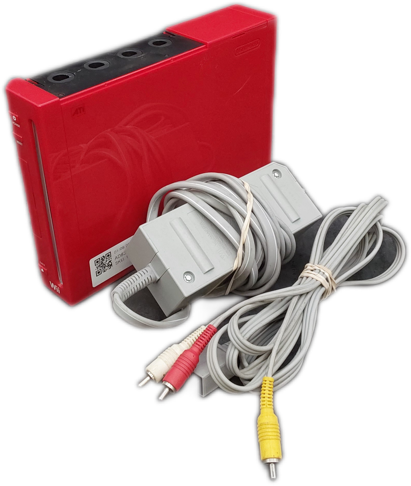 Nintendo Wii RVL-001 Red Home Console 512MB Wi-Fi 480p NTSC-U/C