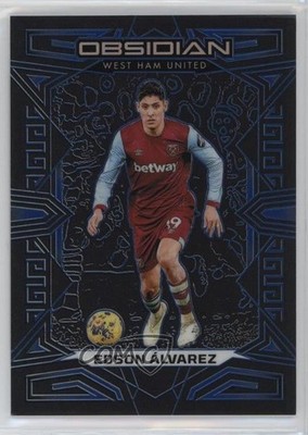 2023-24 Panini Obsidian Electric Etch Blue 20/20 Edson Alvarez #121 12r5