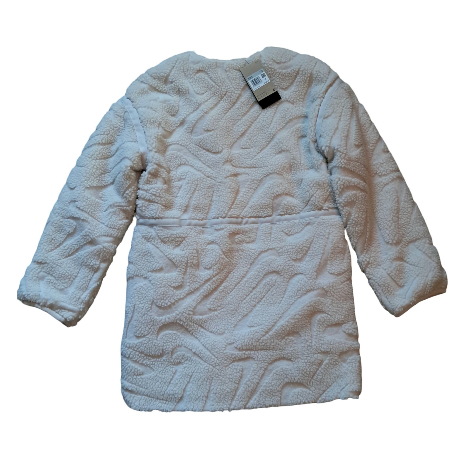 SACAI X NIKE Nike Giacca Donna Loose Fit Pile Alto FV8025 104 Marrone Orewood Chiaro