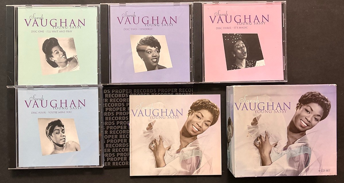 Sarah Vaughan - Young and Sassy - 4 Disc Set with Booklet and Box - CD