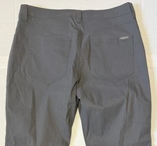 EDDIE BAUER TECH PANTS - Men's Gray Nylon Stretch Pants - 32x32