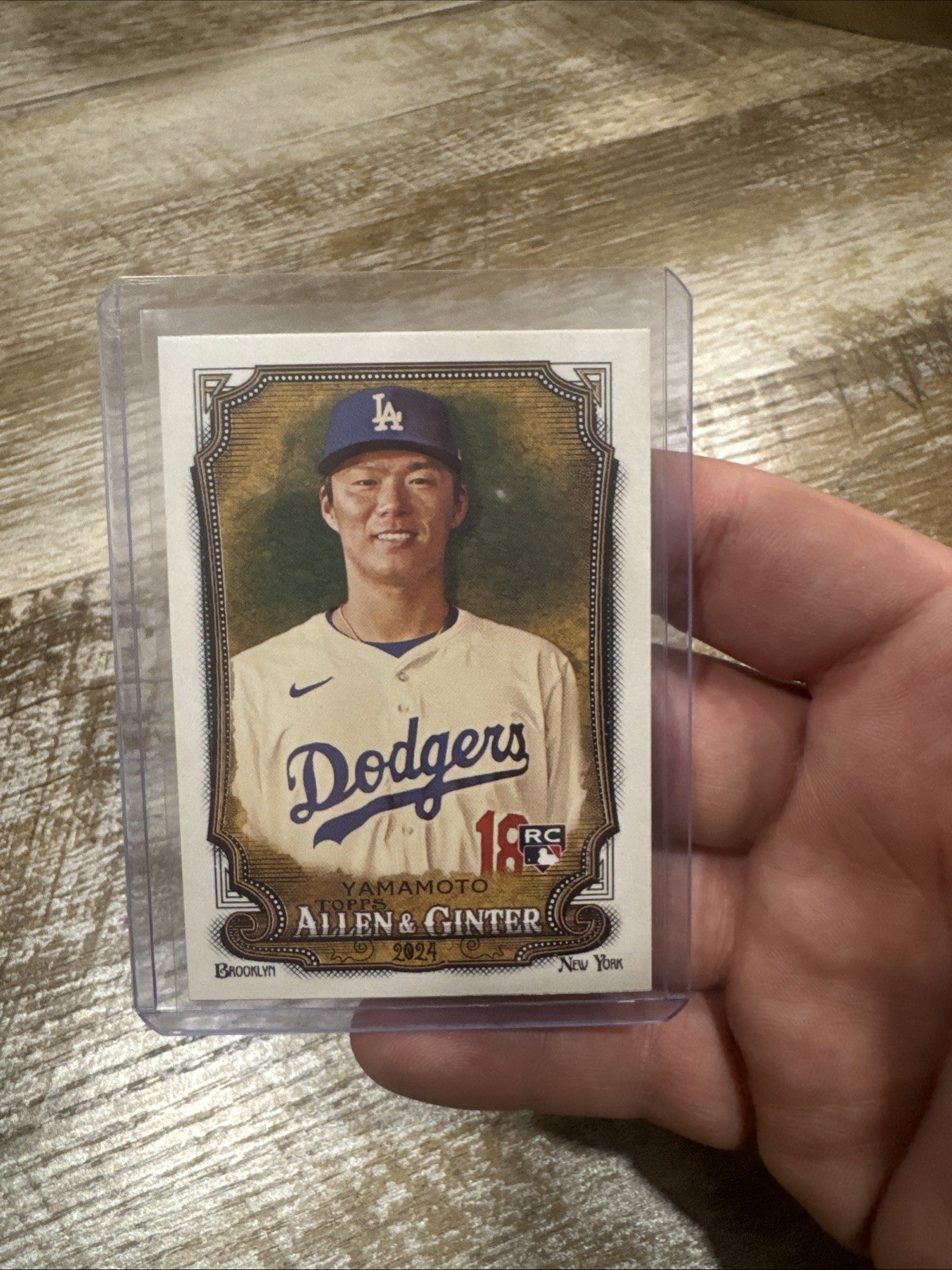 2024 Topps Allen & Ginter - Chrome Yoshinobu Yamamoto #201 (RC)