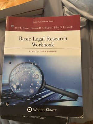 Aspen Coursebook Ser.: Basic Legal Research Workbook