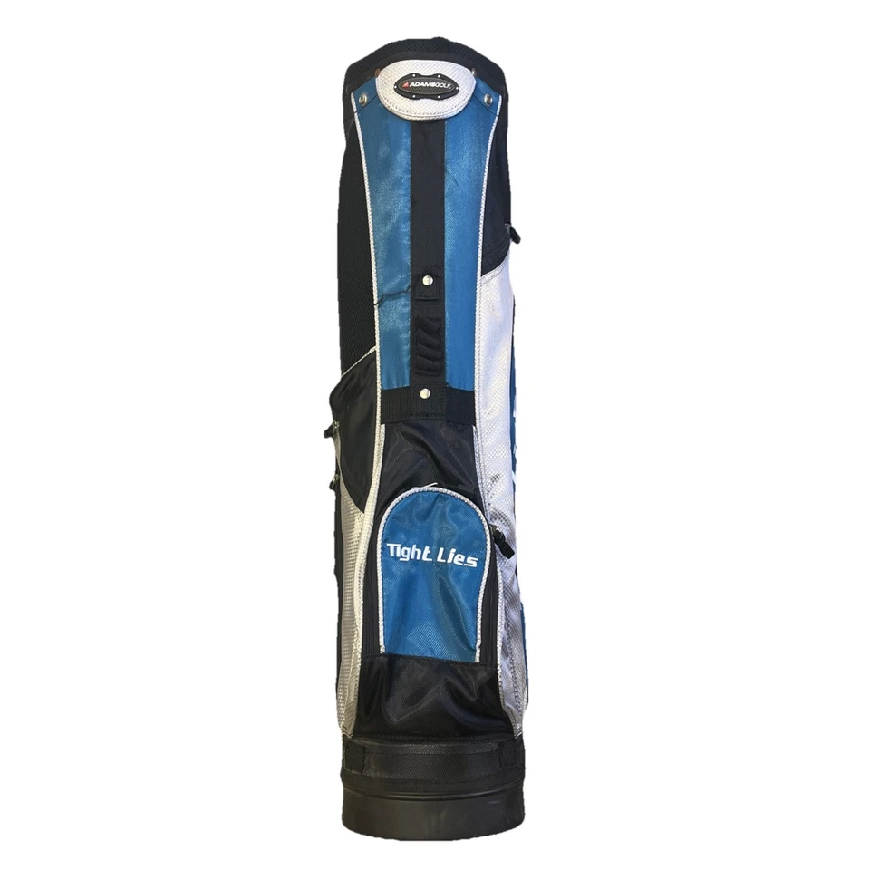 Bolsa de golf Adams Tight Lies Stand 6 vías negra azul plateada Foto 4 de 4