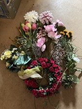 Deko Blumen FRÜHLINGSMIX Konvolut rosa weiß grün Kunstblumen Pfingstrose Etc