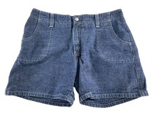 Levis Shorts Womens 12 Denim High Rise Utility Carpenter Pockets Casual Summer