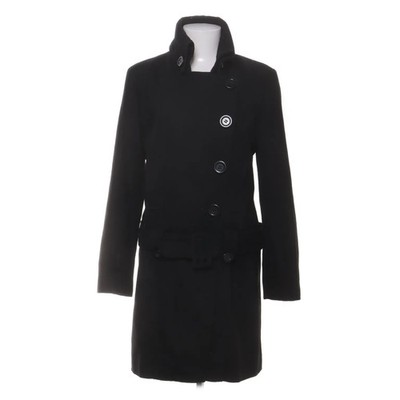 Vivien Caron, Mantel, Damen, Größe: 38, Schwarz, Polyester/Wolle, Einfarbig #ayM