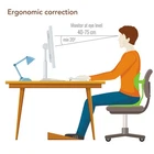 Office Chair Waist Support Portable Foldable Chair Posture Corrector Reduce