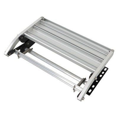 Labwork Aluminum 1 Step Pull Out Retractable Platform Steps Stair Anti-Slip