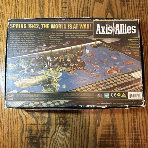 Axis & Allies Spring 1942 The World Is At War Board Game Avalon Hill Opened Box - Picture 6 of 6