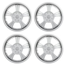 Wheel Hub Caps Silver And Snap-on Retention Rings Wj-5022-b-13 For 13 Inch Tires Wheel Hub Caps Silver And Snap-on Retention Rings Wj-5022-b-13 For 13 Inch Tires