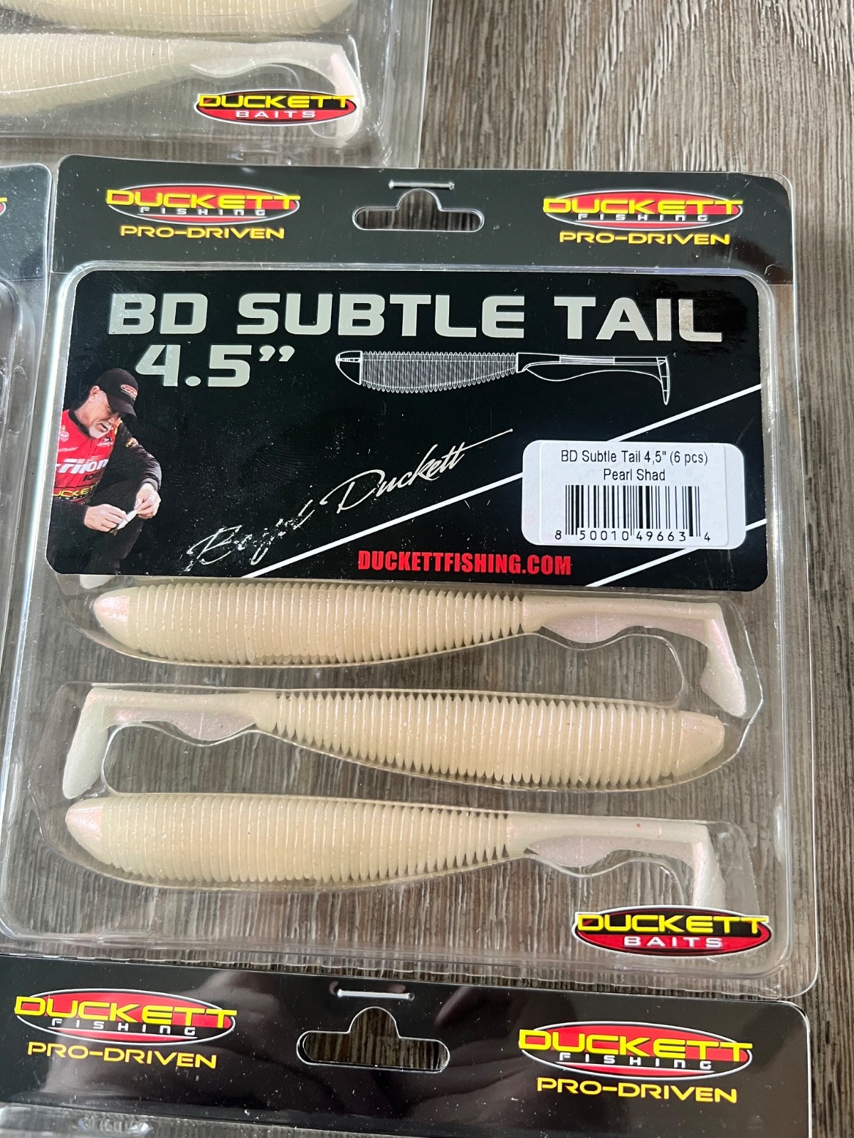 Duckett BD Subtle Tail 4.5inch Soft Plastic Swimbaits - 5 PACK LURE BUNDLE! - Image 2