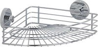 Wenko Vacuum-Loc Eckablage Wandregal Bad KüChe Vakuum Metall 35X9X22,5Cm