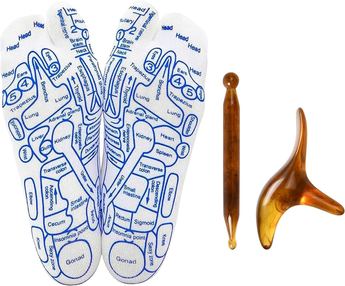 Reflexzonen Socken Fußreflexzonen Socken, Reflexzonenmassage Socken Reflexology