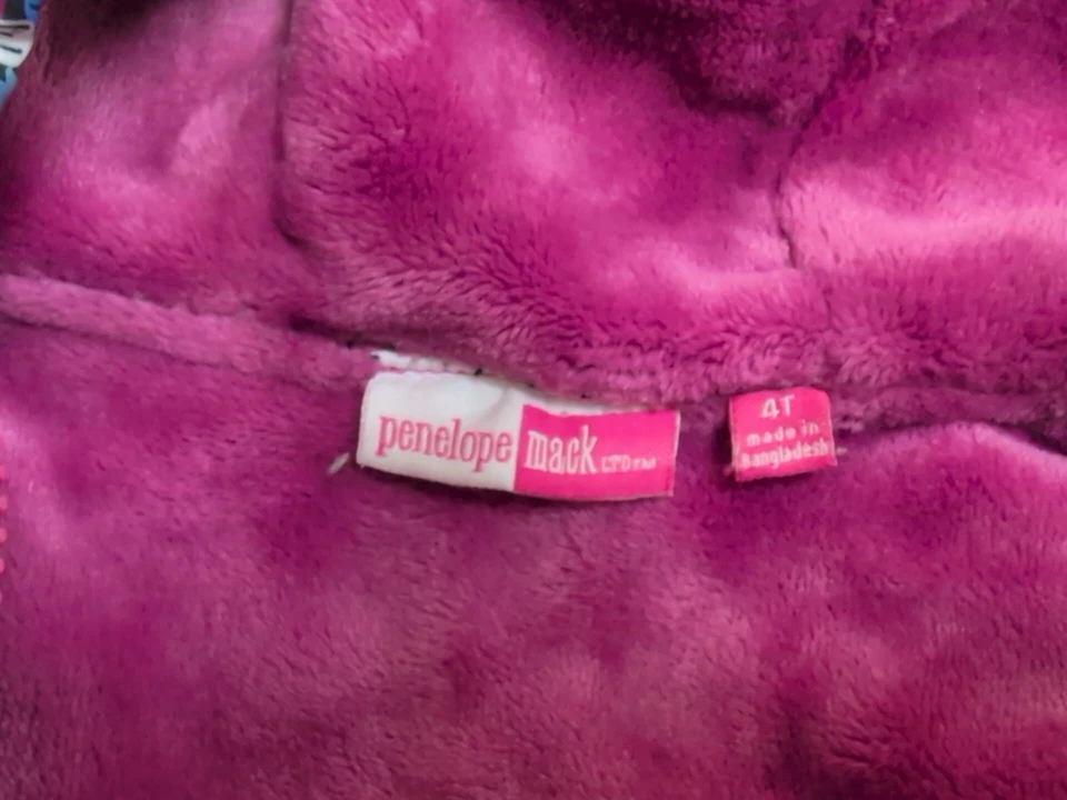 Penelope Mack Niñas 4T Abuela Abrigo Cuadrado Lazos ¡El MÁS LINDO!! Foto 4 de 4