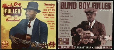 Lot of 2 - Blind Boy Fuller Remastered CD Sets - UK Import