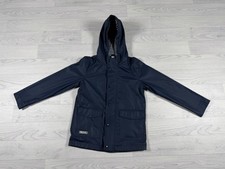 Pocopiano Jacke Regenjacke blau marineblau Größe 140