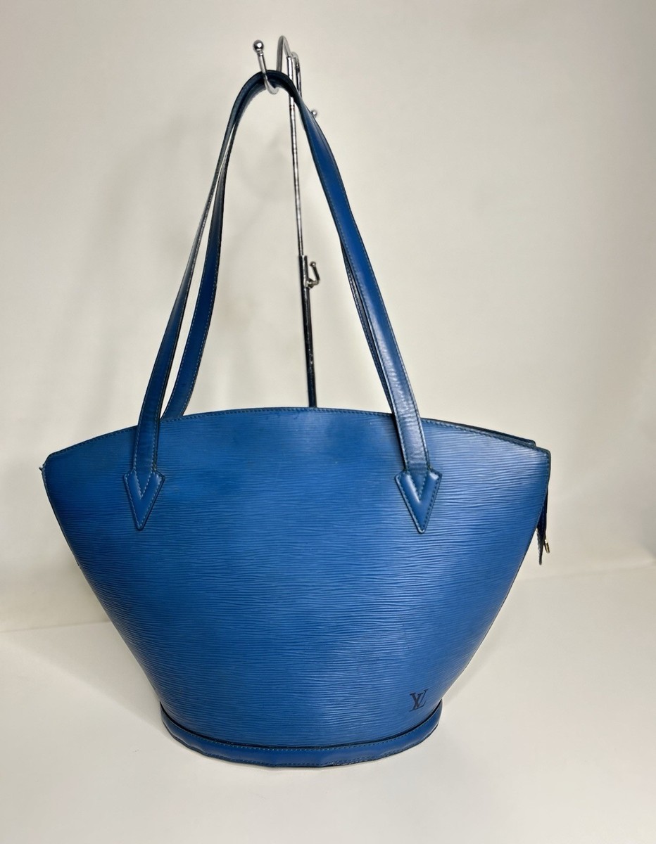 Vintage Louis Vuitton Saint Jacques GM Blue Epi Leather Tote