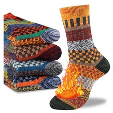 Heatuff Mens Thick Wool Socks Thermal One Size, Normal - Multicolor 9