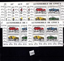 RA 7X ROMANIA 1996 - MNH - TRANSPORT - CARS 