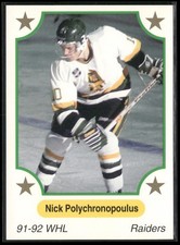 1991-92 7th Inning Sketch WHL #249 Nick Polychronopoulos