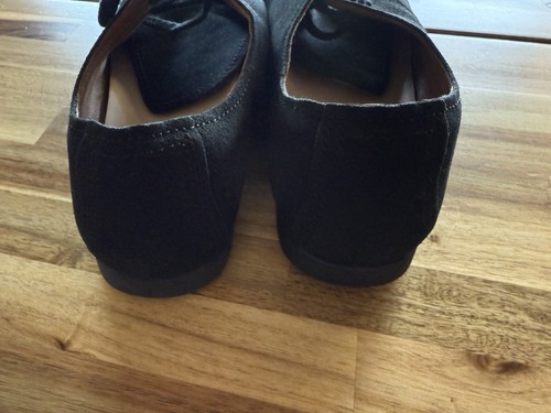 Seltene Kalso Earth Faroe Lokah schwarze Damen-Schnürschuhe Leder Größe 9,5 Negativ - Bild 4 von 7