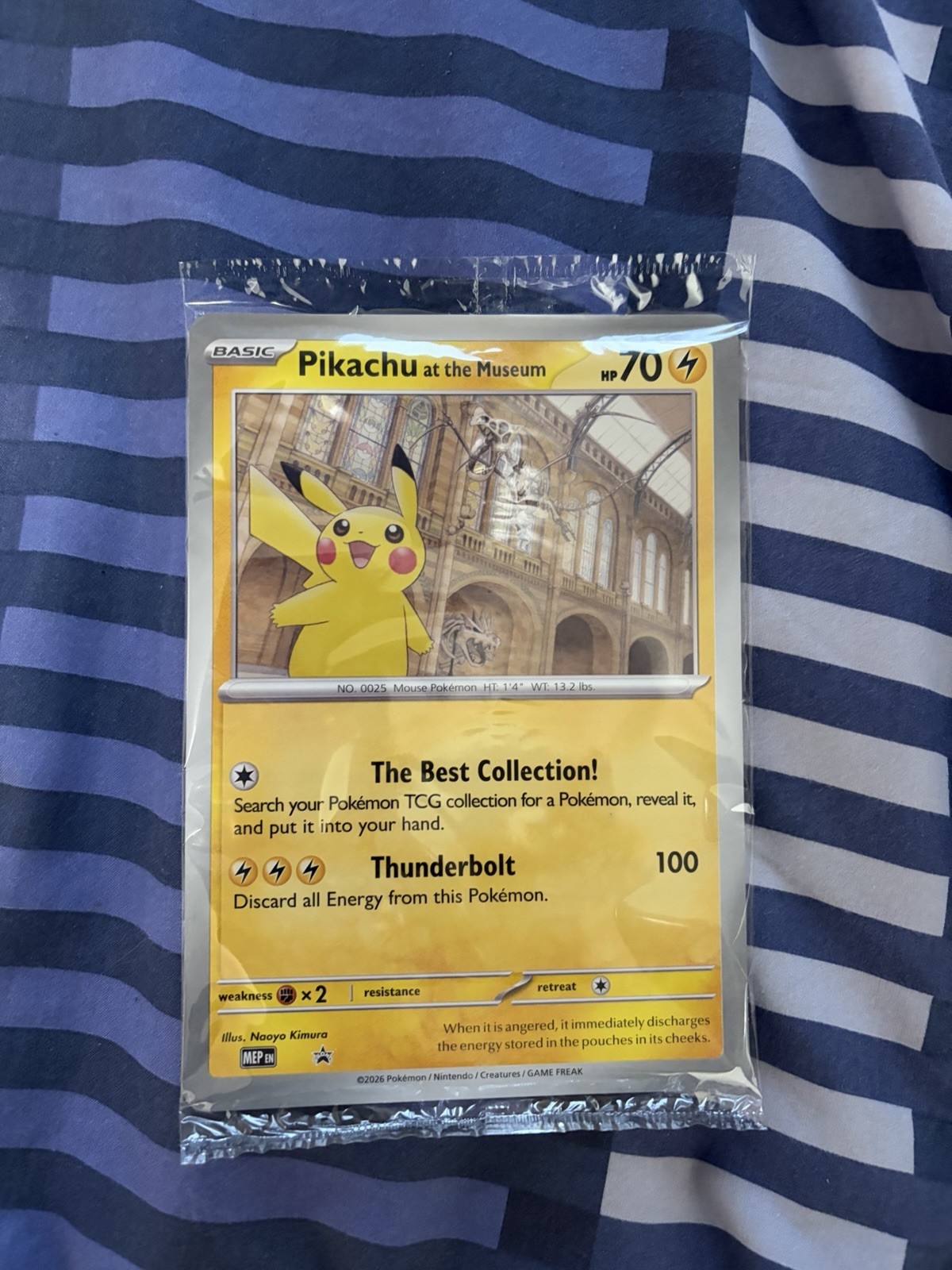 Pokémon TCG Pikachu at the Museum Jumbo Promo Card – Natural History Museum UK