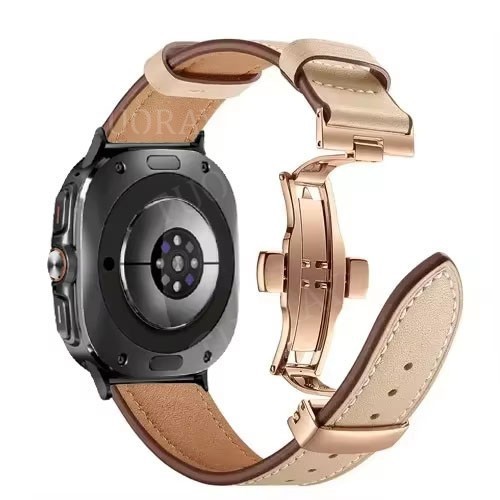 Leather Band Strap For Samsung Galaxy Watch 8 Classic 40 44 46mm Ultra 47mm New - Picture 15 of 38