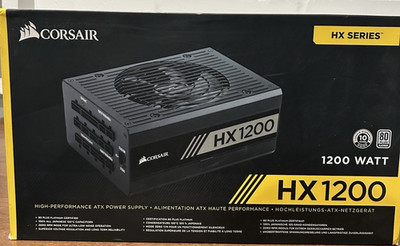 New Open Box Corsair HX1200 1200W Modular ATX Power Supply Make me an offer