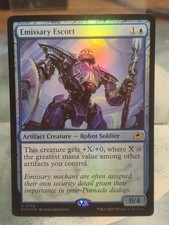 FOIL R 0056 Emissary Escort Rare Edge of Eternities MTG Card EOE Robot Soldier