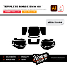 Templete BMW GS Borse VARIO (OEM BAG)