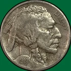 1919-D Buffalo Nickel Choice Very Fine VF+/XF Coin, Scuffed #39239