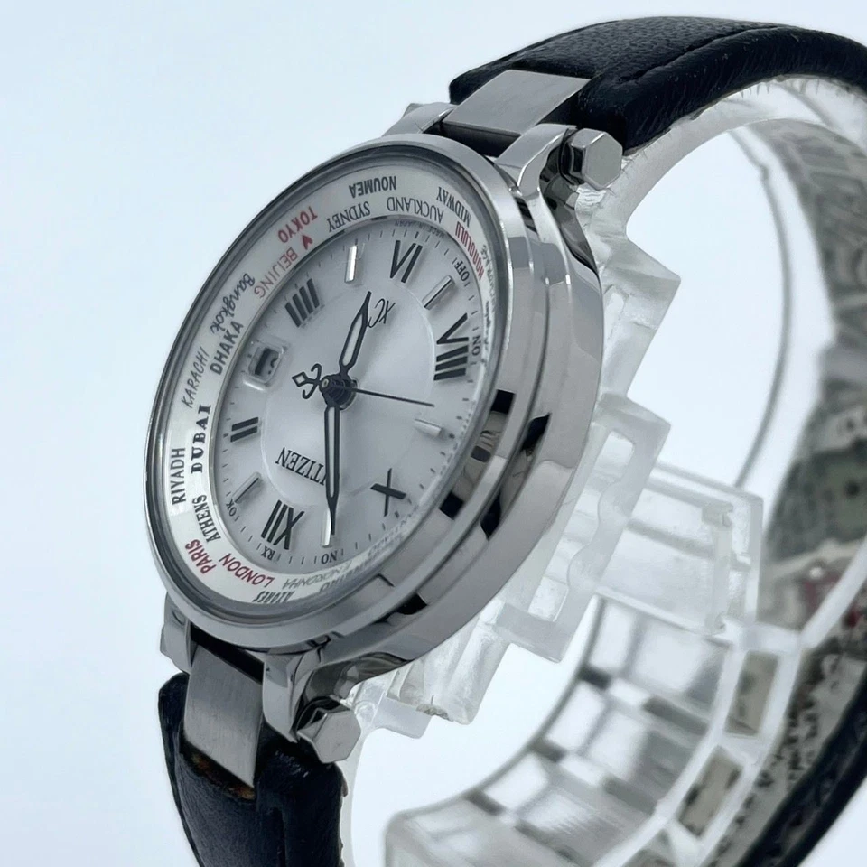 Reloj analógico Citizen xC Cross Sea para mujer Eco Drive GN-4W-S esfera plateada Foto 2 de 4