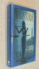 Susan DUNLAP -- Time Expired (Mystery) -- 1993 SIGNED 1st Edition Hardcover (B)