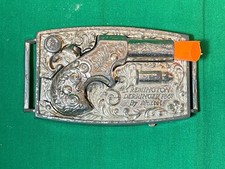 Mattel 1959 Remington Derringer Belt Buckle Cap Gun Pistol Toy