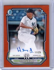 2026 Bowman #CPA-HL Henry Lalane Prospect Autographs Orange Refractors #/25